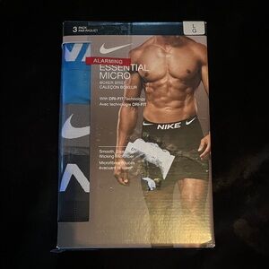 Nike boxer briefs essential micro 3 pack